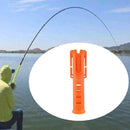 2 PCS Rod Holder Pole Inserter Fishing Rod Rack Fishing Rod Barrel(Khaki)