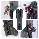 2 PCS Rod Holder Pole Inserter Fishing Rod Rack Fishing Rod Barrel(Black)