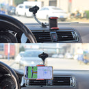 2 PCS Suction Cup Long Soft Hose Windshield Car Mobile Phone Clip Bracket(Blue Box Packaging)