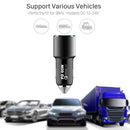 WOTOBE 78W PD + QC3.0 Fast Charging Mini Car Charger(Black)