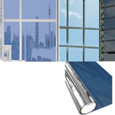 5 PCS Sunscreen Shading Film One-way Perspective Anti-peeping Glass Sticker, Specification: 60x100cm(Light Blue Single Permeable)
