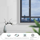 5 PCS Sunscreen Shading Film One-way Perspective Anti-peeping Glass Sticker, Specification: 60x100cm(Full Shading-Black)