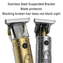 USB Vintage Engraving LCD Electric Hair Clipper For Bald Short Hair, Specification: Bronze