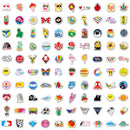 2 Sets 200 Sheets Graffiti Stickers Colorful VSCO Waterproof Vinyl Stickers