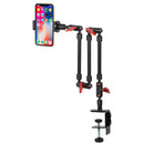 Multifunctional Metal Universal Cantilever Extension Bracket,Style: With Phone Clip
