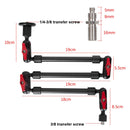 Multifunctional Metal Universal Cantilever Extension Bracket,Style: With Phone Clip