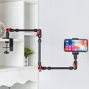 Multifunctional Metal Universal Cantilever Extension Bracket,Style: With Phone Clip