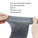 5 Pairs Knitted Comfort Five-Toed Socks Men Split Toe Socks(Gray)