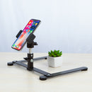 360 Degree Adjustable Metal Overhead Base Desktop Phone Holder,Style: Base+PTZ