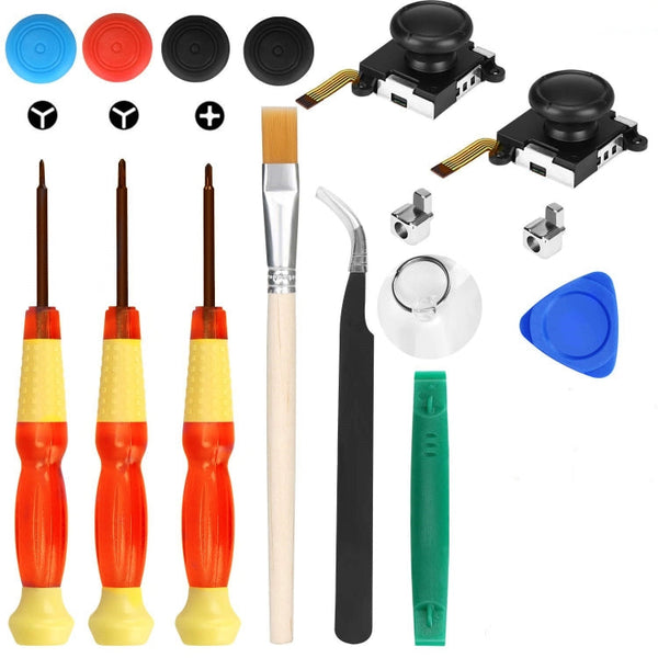 Joy-Con 3D Joystick Repair Screwdriver Set Gamepads Disassembly Tool For Nintendo Switch, Series: 17 In 1