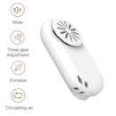 K1 Mini Clip-type Mask Fan Usb Charging 3-speed Adjustable Small Fan(White)