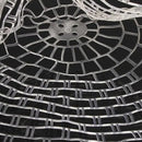 5 PCS Transparent Soft Rubber Fishing Net Replacement Bag, Size: Medium 100cm
