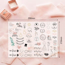 230 PCS Wedding Planning Stickers Engagement Planning Sticker Pack(4 sheets / set)