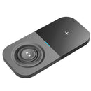 2 In 1 Wireless Charger Suitable For Apple/QI Mobile Phone & Apple Watch 7/SE/6/5/4/3/2(Black)