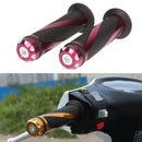 1 Pair Motorcycle Modified General Aluminum Alloy Throttle Handle(Red)