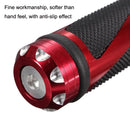 1 Pair Motorcycle Modified General Aluminum Alloy Throttle Handle(Purple)