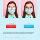 Filtered Rechargeable Portable Mask Fan For A Variety Of Masks(White)