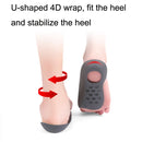 2 Pairs Flat Foot Bow Corrected XO Leg Orthopedic Insole, Size: M (Black)