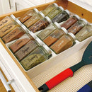 276 PCS Transparent Waterproof Spice Labels 2 Color Combination Pantry Markers(8 Sheets / Set)