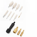 Washer Duct Cleaning Brush Mechanical Dusting Brush Plastic+Cloth(Army Green)