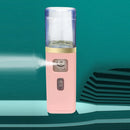 2 PCS Handheld USB Mini Nano Spray Humidifier(Pink)
