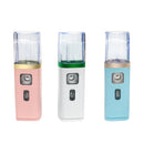 2 PCS Handheld USB Mini Nano Spray Humidifier(White)