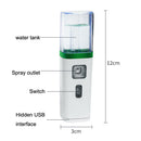 2 PCS Handheld USB Mini Nano Spray Humidifier(Pink)
