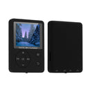 T69 Card Lyrics Synchronization Lossless Sound Quality MP4 Player, Style: Round Button(Orange)