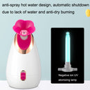 JF6 Nano Spray Moisturizing Instrument Face Steamer, Plug Specifications: US Plug(Rose Red)