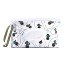 5 PCS Baby EVA Wet Wipes Bag Portable Flip Removable Sanitary Wet Wipes Bag(Cactus)