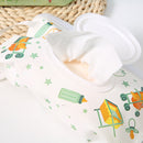 5 PCS Baby EVA Wet Wipes Bag Portable Flip Removable Sanitary Wet Wipes Bag(Dot)