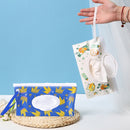 5 PCS Baby EVA Wet Wipes Bag Portable Flip Removable Sanitary Wet Wipes Bag(Dot)