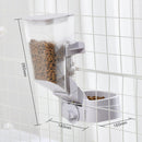 Pet Hanging Feeder Cat Automatic Drinker, Style: Feeder(Grey)