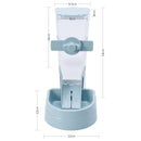 Pet Hanging Feeder Cat Automatic Drinker, Style: Feeder+Drinker(Grey)