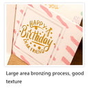 50 PCS Hot Stamping Embossed Birthday Card(7)