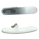 Stainless Steel Handheld Electronic Luggage Scale Portable Express Scale(White)