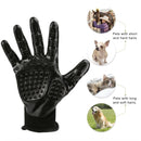 Pet Massage Bath Gloves Hair Removal Cleaning Paste Gloves(Black)