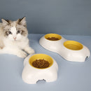 2 PCS Pet Egg Yolk Bowl Anti-Knocking Dog Cat Bowl, Style: Single Bowl