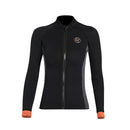 DIVE&SAIL 3mm Long Sleeve Thermal Diving Suit Cold Protection Surf Suit, Size: S(Women Black)