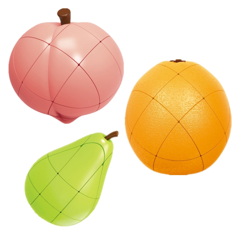 FanXin Fruit 3x3x3 Magic Cube Educational Cube Toys for Children,Style: Peach