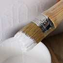 20 PCS Round Head Long Handle Paintbrush Bristle Wood Handle Brush, Diameter: 40mm