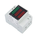 D52-2058 Wattmeter Din rail Volt Current Meter, Specification: AC200-450V Built-in CT