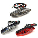 Motorcycle 15LED Brake Light Tail Light Decoration Lamp(Red Shell)