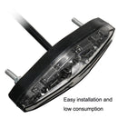 Motorcycle 15LED Brake Light Tail Light Decoration Lamp(Red Shell)