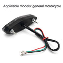 Motorcycle 15LED Brake Light Tail Light Decoration Lamp(Red Shell)