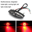 Motorcycle 15LED Brake Light Tail Light Decoration Lamp(Red Shell)