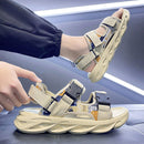 Casual Open Toe Breathable Beach Slippers Beach Sandals For Men, Size: 39(White)