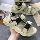 Casual Open Toe Breathable Beach Slippers Beach Sandals For Men, Size: 39(White)