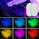 2 PCS Car Lighting Reading Light LED Touch Sensing Ambient Light, Style:, Color: Ice Blue