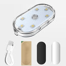 2 PCS Car Lighting Reading Light LED Touch Sensing Ambient Light, Style:, Color: Blue